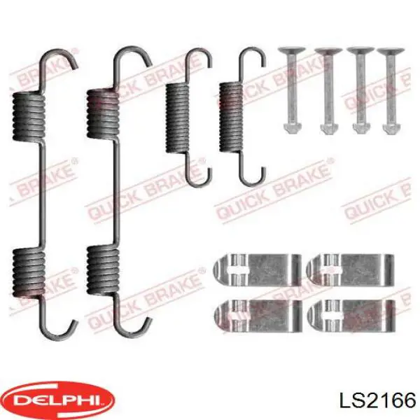 Sapatas do freio de estacionamento Delphi LS2166 preço, a partir de 47,16 USD