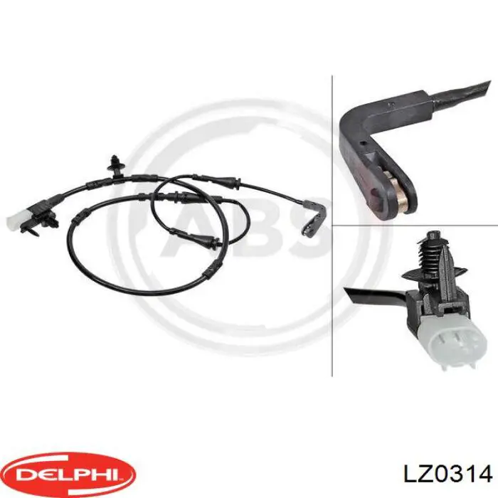 Compre 882138 Triclo Sensor traseiro de desgaste das sapatas do freio