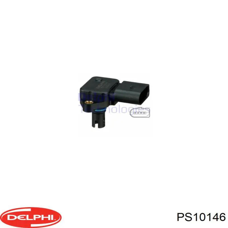 Sensor de pressão no coletor de admissão, MAP Delphi PS10146 preço, a partir de 41,02 USD