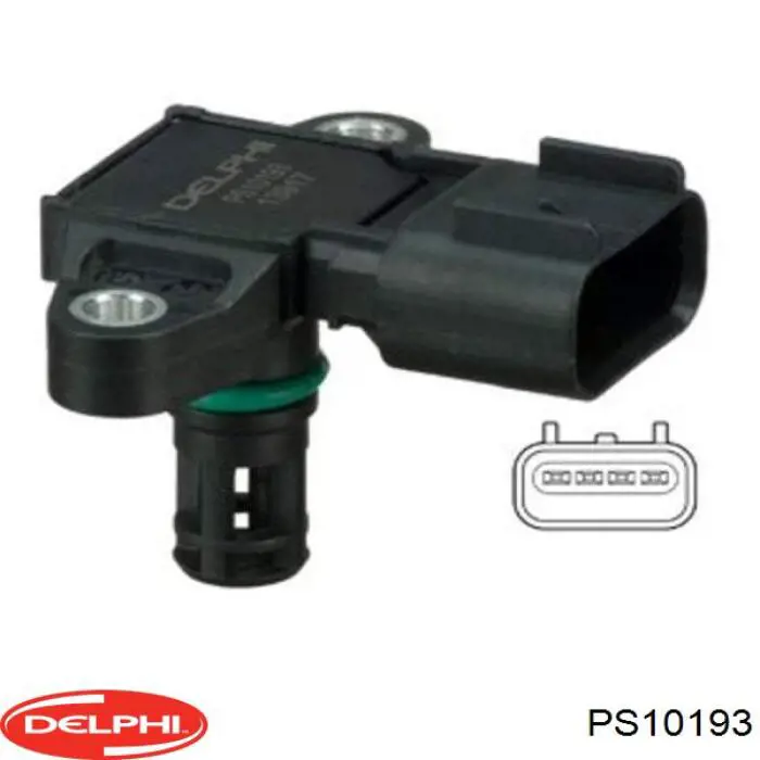 Compre PS10193 Delphi Sensor de pressão no coletor de admissão, MAP