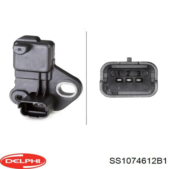 Sensor de posição (de revoluções) de cambota Delphi SS1074612B1 preço, a partir de 34,71 USD