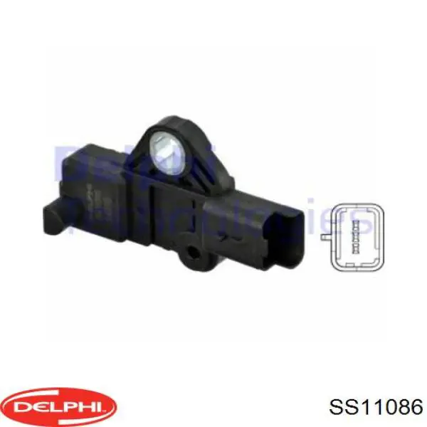 SS11086 Delphi Sensor de posição (de revoluções) de cambota