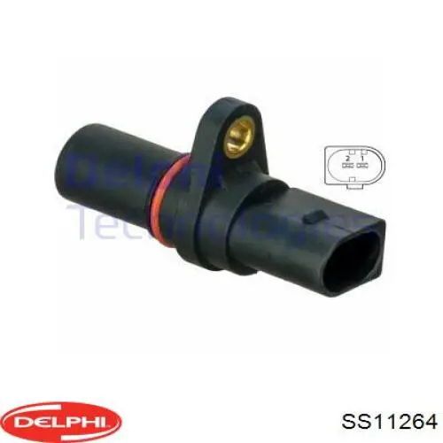 SS11264 Delphi Sensor de posição (de revoluções) de cambota