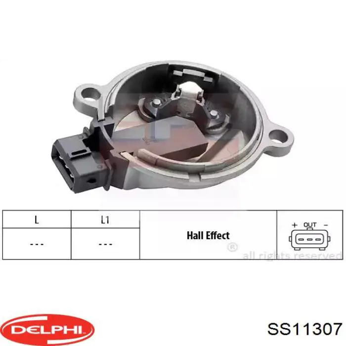 Sensor de posição (de revoluções) de cambota Delphi SS11307 preço, a partir de 24,36 USD