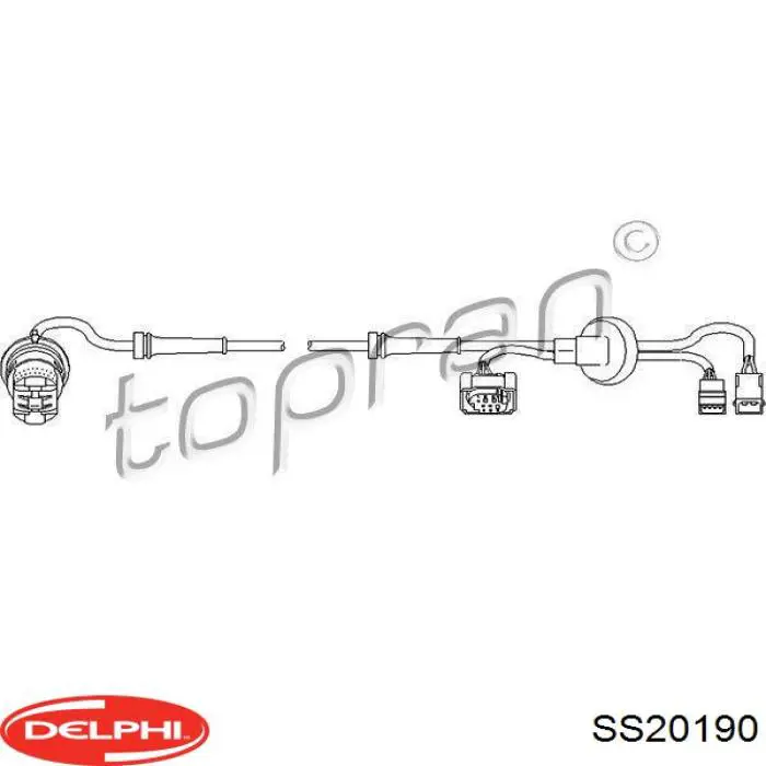 Sensor ABS traseiro Delphi SS20190 preço, a partir de 36,53 USD