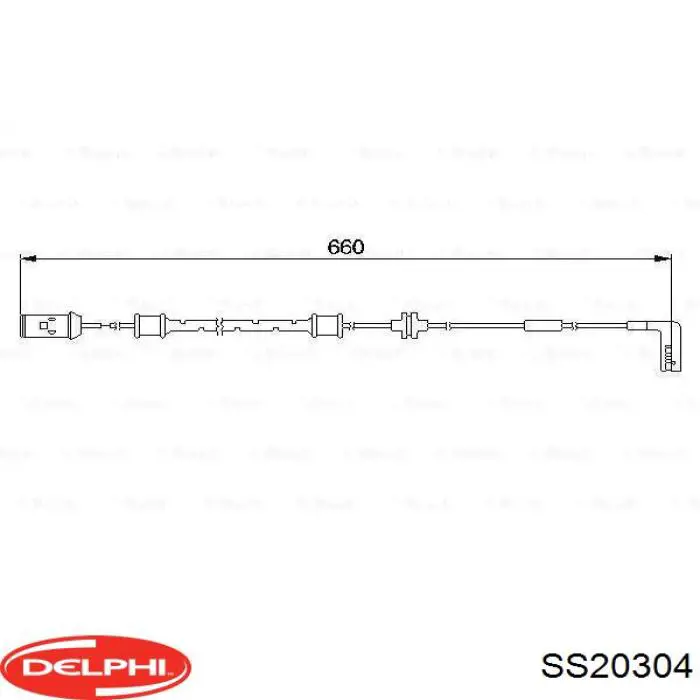 Compre SS20304 Delphi Sensor dianteiro de ABS
