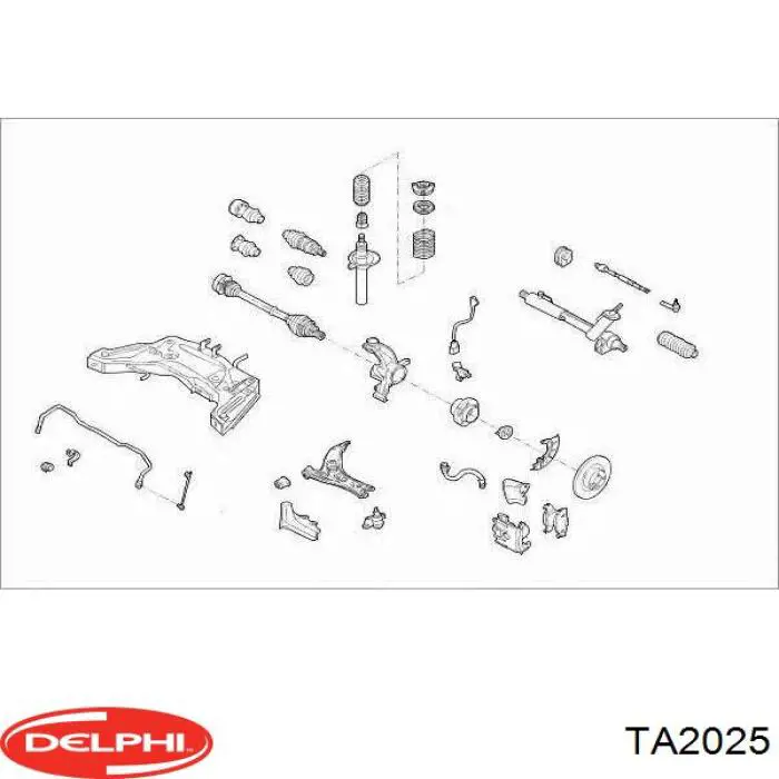 Compre TA2025 Delphi Tração de direção