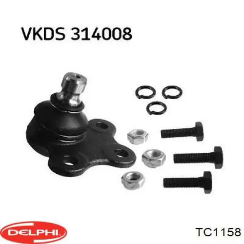 Suporte de esfera inferior Delphi TC1158 preço, a partir de 14,61 USD