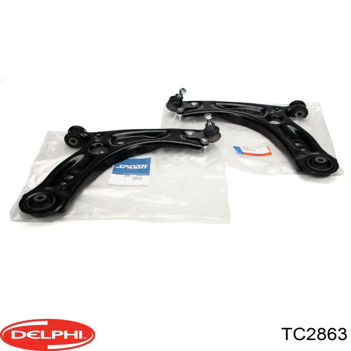 TC2863 Delphi Braço oscilante inferior esquerdo de suspensão dianteira