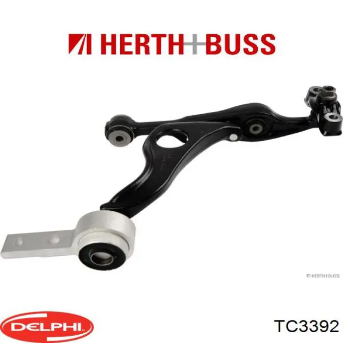 TC3392 Delphi Braço oscilante inferior esquerdo de suspensão dianteira