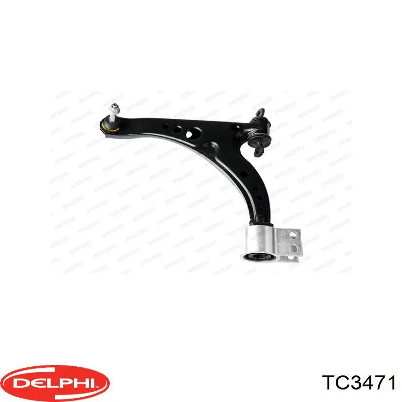 TC3471 Delphi Braço oscilante inferior direito de suspensão dianteira