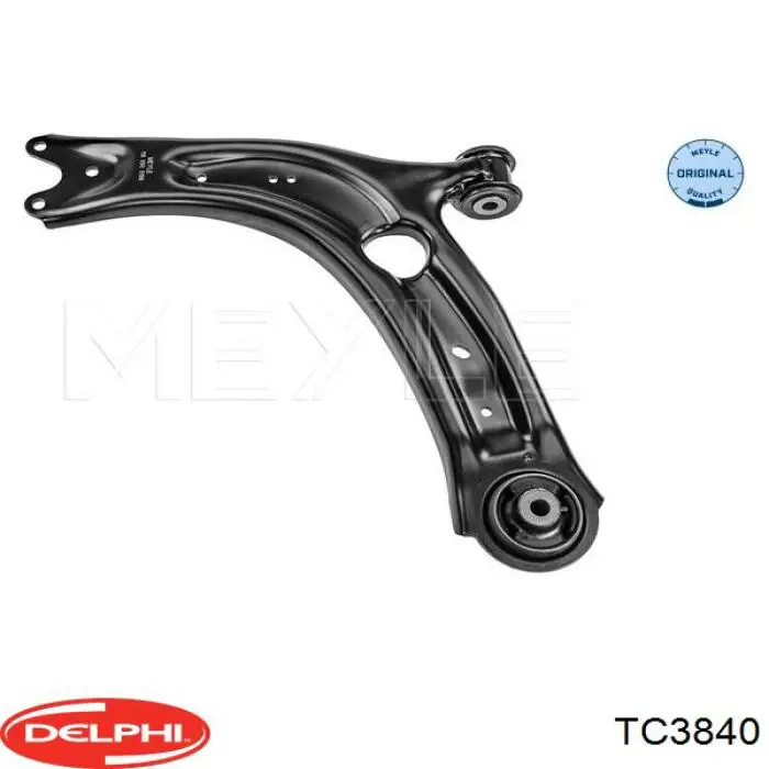 TC3840 Delphi Braço oscilante inferior esquerdo de suspensão traseira/direita