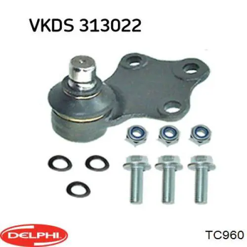 Suporte de esfera inferior Delphi TC960 preço, a partir de 14,69 USD