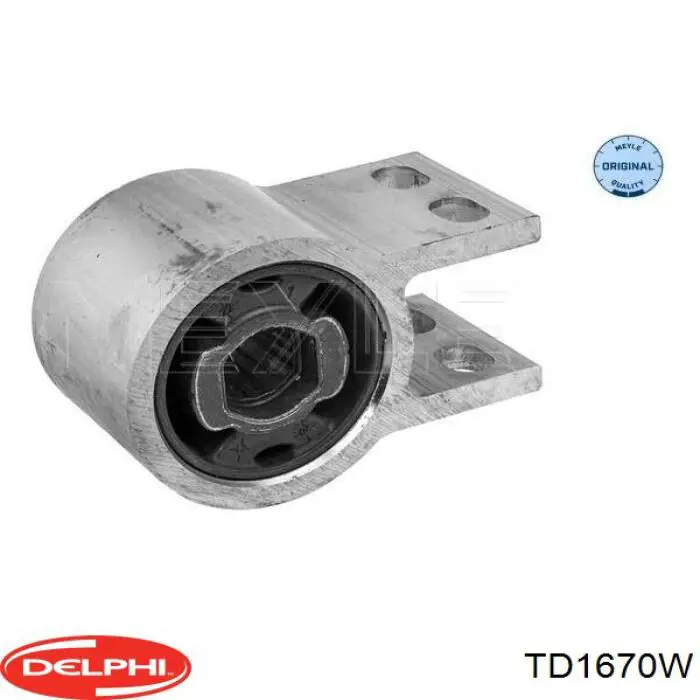 Bloco silencioso dianteiro do braço oscilante inferior Delphi TD1670W preço, a partir de 27,08 USD