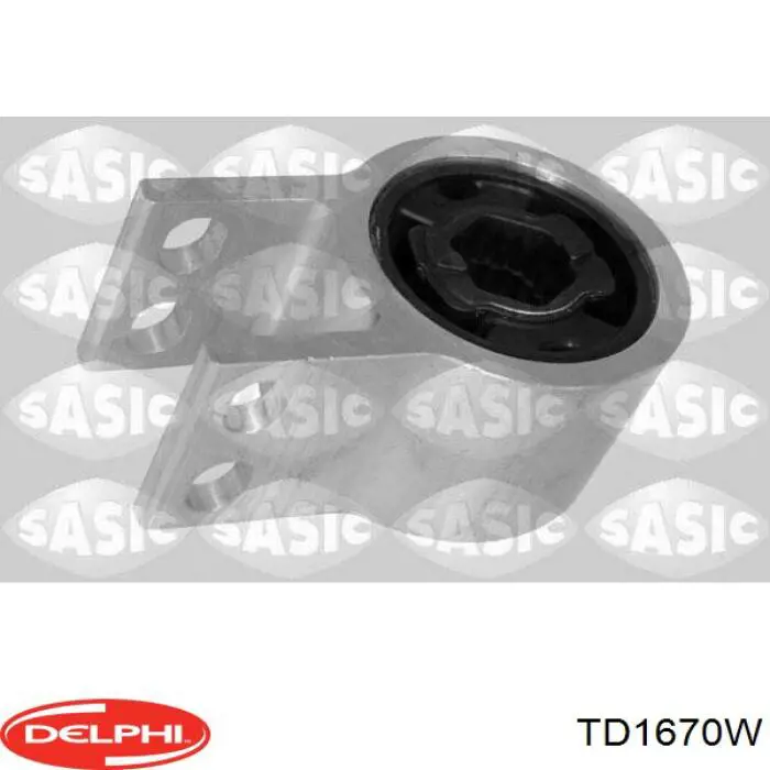 Compre TD1670W Delphi Bloco silencioso dianteiro do braço oscilante inferior
