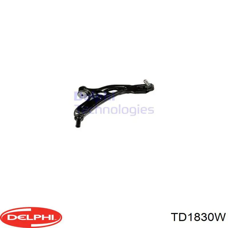 TD1830W Delphi Bloco silencioso dianteiro do braço oscilante inferior