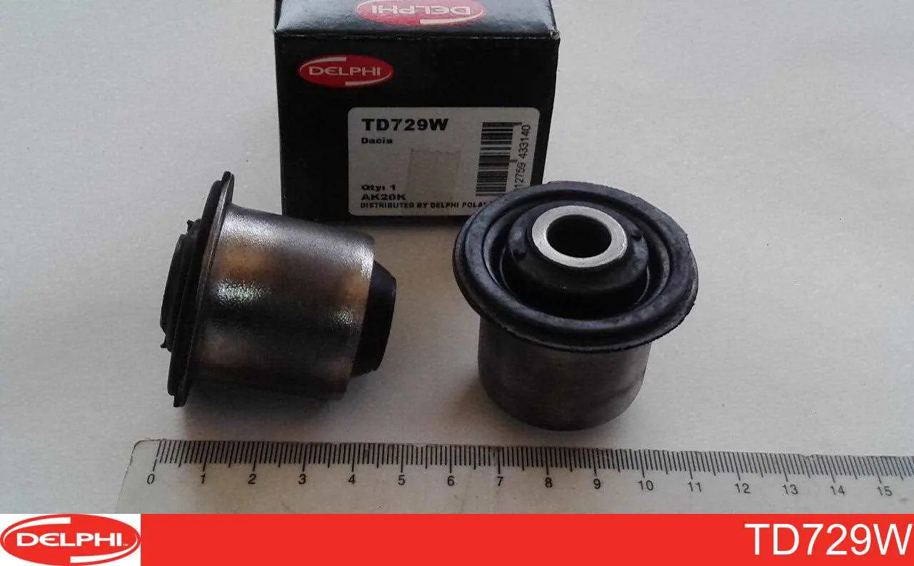 Bloco silencioso dianteiro do braço oscilante inferior Delphi TD729W preço, a partir de 5,09 USD