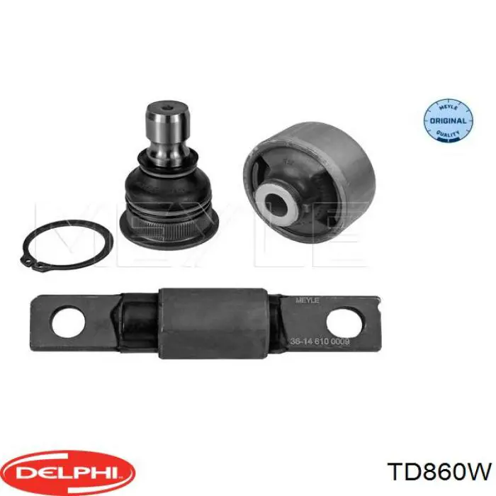 Compre TD860W Delphi Bloco silencioso dianteiro do braço oscilante inferior