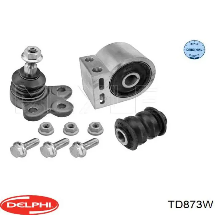 Bloco silencioso dianteiro do braço oscilante inferior Delphi TD873W preço, a partir de 10,25 USD