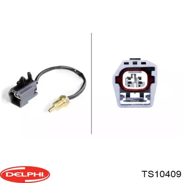 Compre TS10409 Delphi Sensor de temperatura do fluido de esfriamento