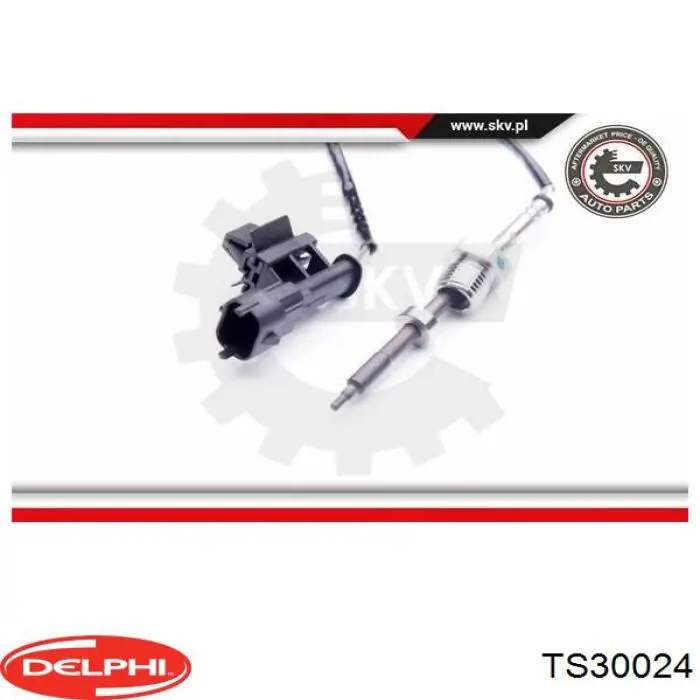 TS30024 Delphi Sensor de temperatura dos gases de escape (GE), depois de filtro de partículas diesel