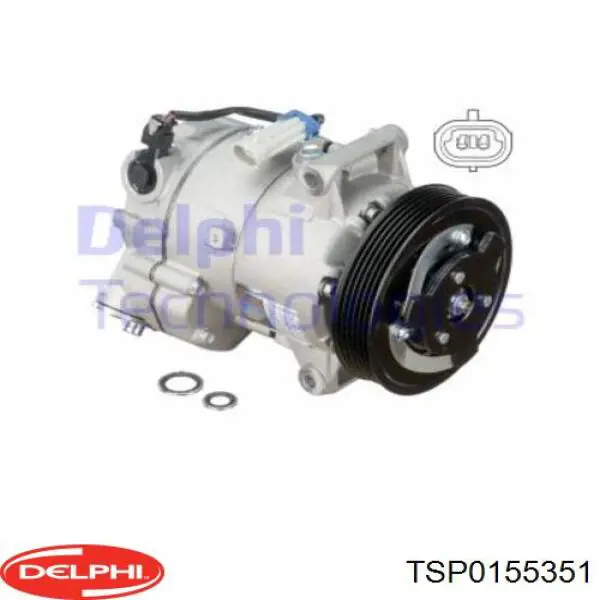 Compre TSP0155351 Delphi Compressor de aparelho de ar condicionado