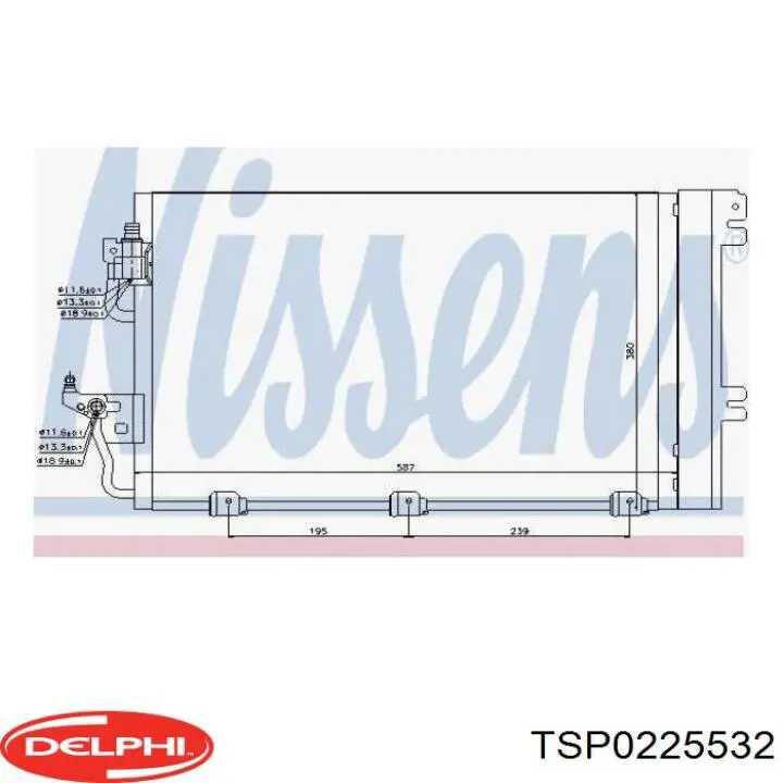 Radiador de aparelho de ar condicionado Delphi TSP0225532 preço, a partir de 108,64 USD