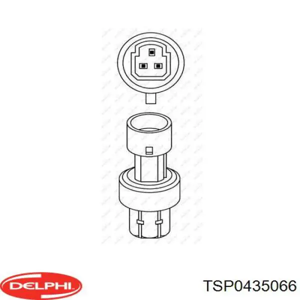 Sensor de pressão absoluta de aparelho de ar condicionado Delphi TSP0435066 preço, a partir de 53,55 USD