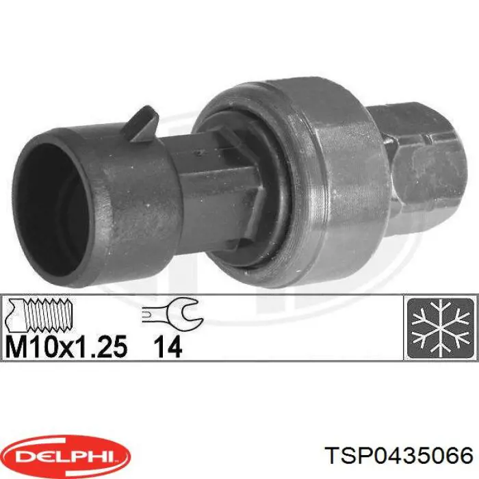 Compre TSP0435066 Delphi Sensor de pressão absoluta de aparelho de ar condicionado