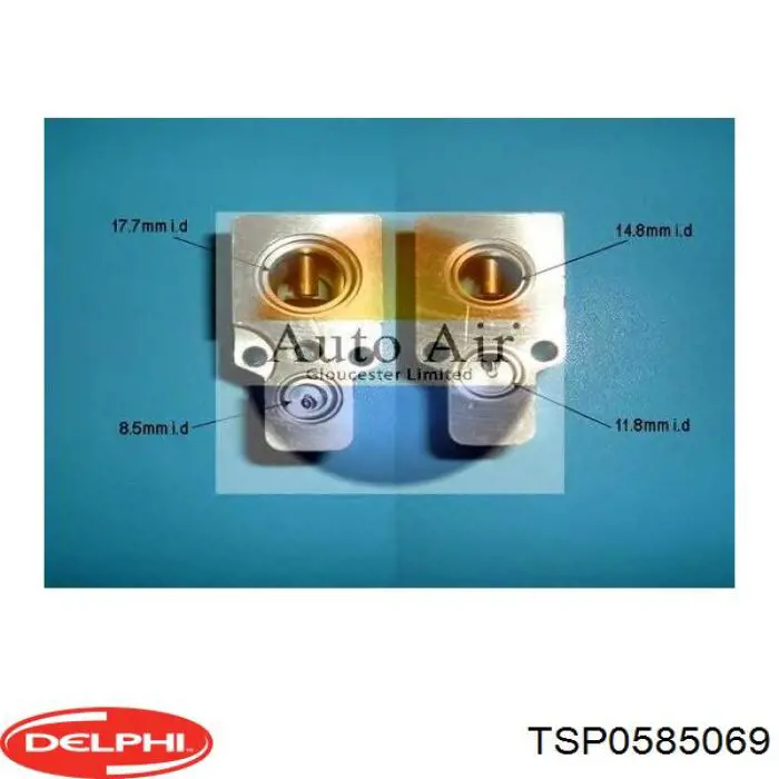 Válvula TRV de aparelho de ar condicionado Delphi TSP0585069 preço, a partir de 45,62 USD