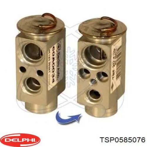 Válvula TRV de aparelho de ar condicionado TSP0585076 Delphi