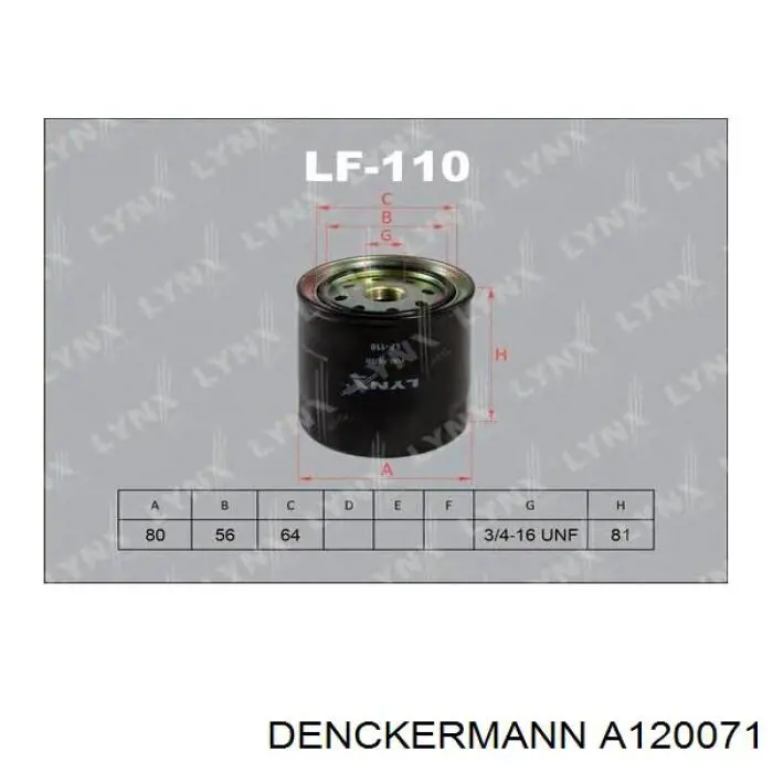 Filtro de combustível Denckermann A120071 preço, a partir de 7,64 USD