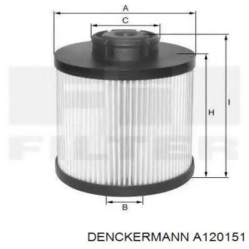 Compre A120151 Denckermann Filtro de combustível