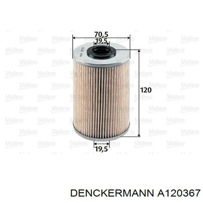 Compre A120367 Denckermann Filtro de combustível