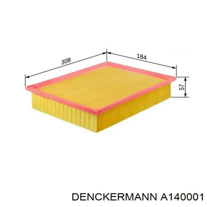 Compre A140001 Denckermann Filtro de ar