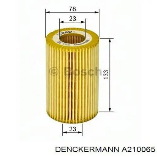 Compre A210065 Denckermann Filtro de óleo