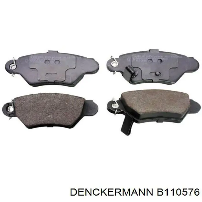 Sapatas do freio traseiras de disco Denckermann B110576 preço, a partir de 22,77 USD