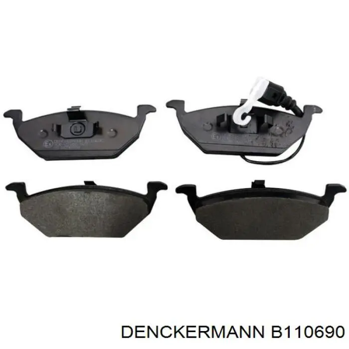 Sapatas do freio dianteiras de disco Denckermann B110690 preço, a partir de 34,92 USD