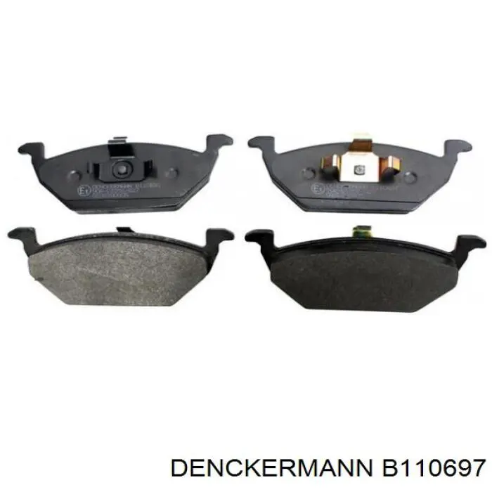 Sapatas do freio dianteiras de disco Denckermann B110697 preço, a partir de 33,04 USD
