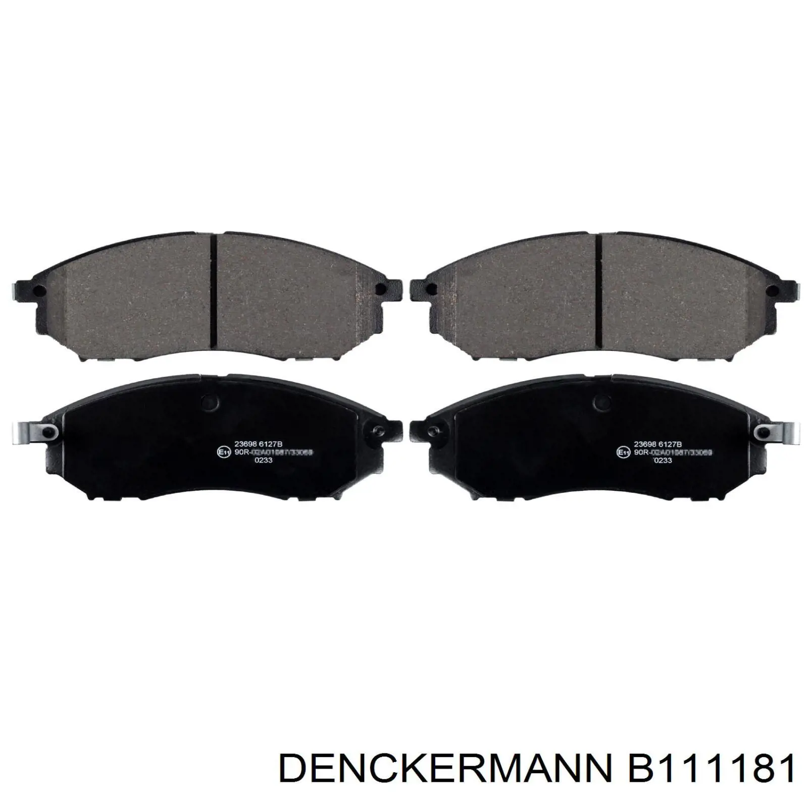 Sapatas do freio dianteiras de disco Denckermann B111181 preço, a partir de 32,11 USD