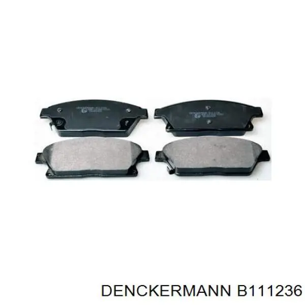 Sapatas do freio dianteiras de disco Denckermann B111236 preço, a partir de 36,33 USD