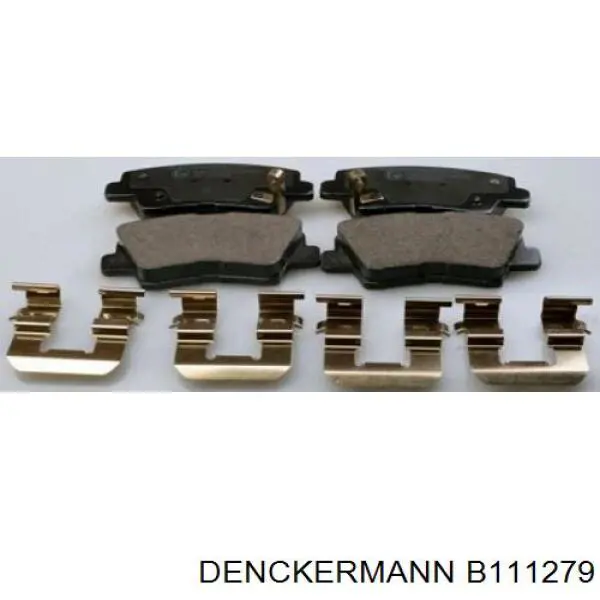 B111279 Denckermann Sapatas do freio traseiras de disco