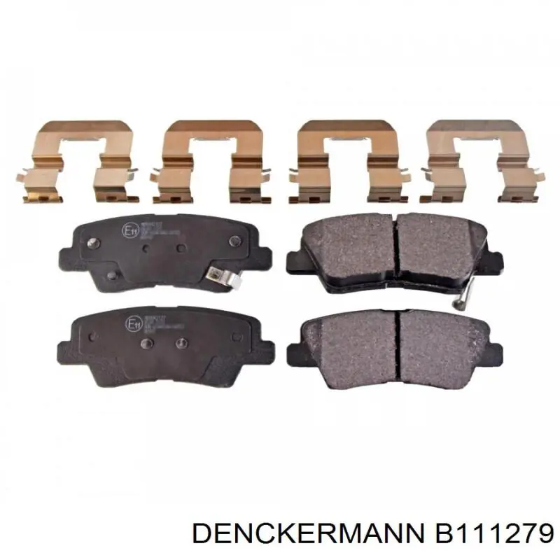 Sapatas do freio traseiras de disco Denckermann B111279 preço, a partir de 24,33 USD