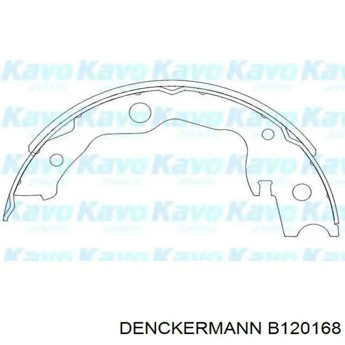 Sapatas do freio de estacionamento Denckermann B120168 preço, a partir de 26,86 USD