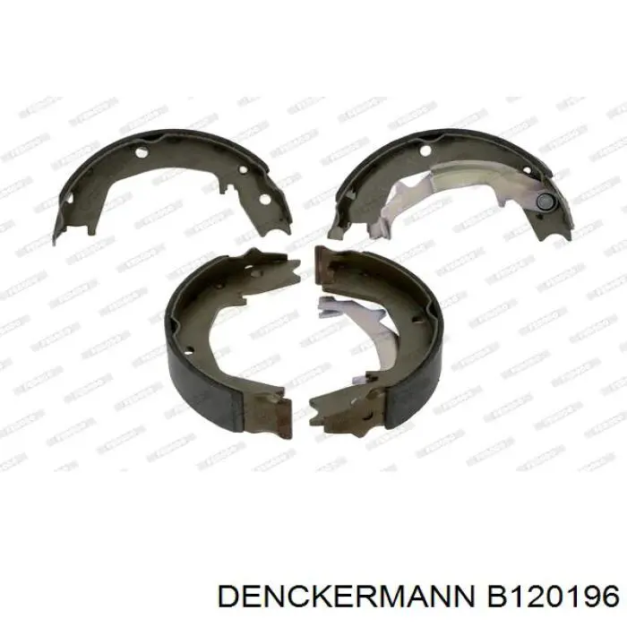 Compre B120196 Denckermann Sapatas do freio de estacionamento