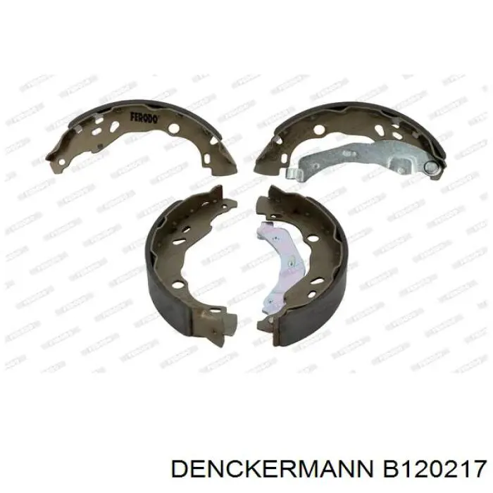 Sapatas do freio traseiras de tambor Denckermann B120217 preço, a partir de 33,09 USD