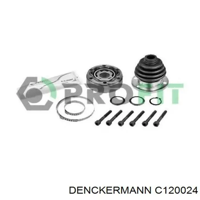 Junta homocinética interna dianteira Denckermann C120024 preço, a partir de 36,60 USD