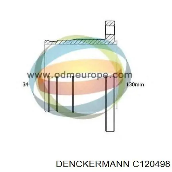 Junta homocinética interna dianteira Denckermann C120498 preço, a partir de 63,41 USD