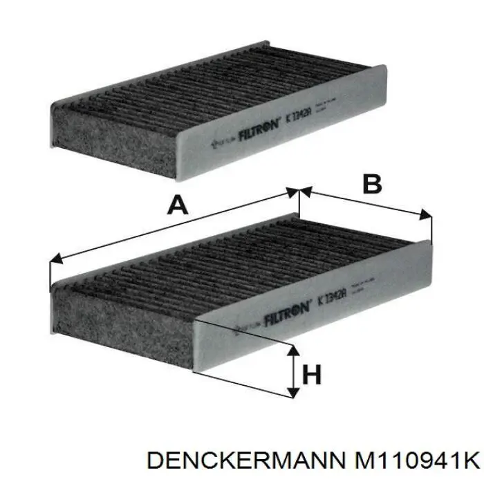 Filtro de salão Denckermann M110941K preço, a partir de 15,95 USD