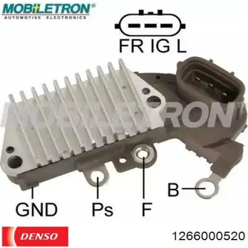 Relê-regulador do gerador (relê de carregamento) Denso 1266000520 preço, a partir de 39,77 USD